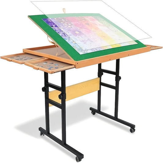 🔥Hot Sale $39🔥Portable Tilt Puzzle Table with 4 Drawers - Limited Stock